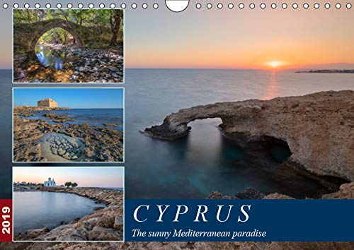 Cyprus, the sunny Mediterranean paradise (Wall Calendar 2019 DIN A4 Landscape): Discover an island full of fascinating culture and landscapes. (Monthly calendar, 14 pages ) (Calvendo Places) Photography
