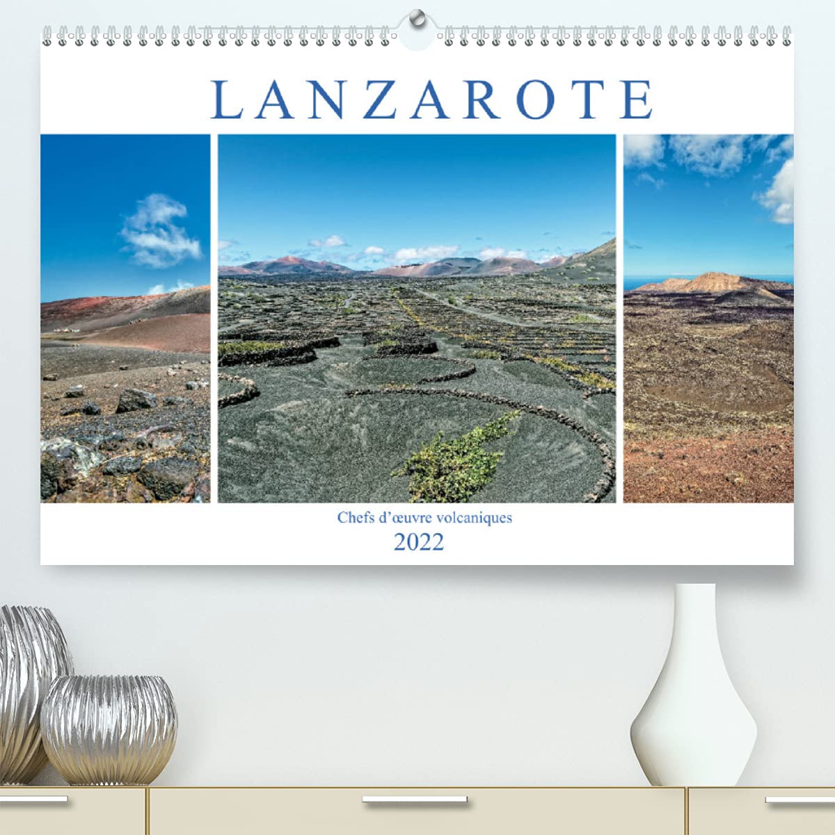 LANZAROTE Chefs d'oeuvre volcaniques (Premium, hochwertiger DIN A2 Wandkalender 2022, Kunstdruck in Hochglanz): Ce calendrier présente des paysages de ... d'années. (Calendrier mensuel, 14 Pages ) Film, Art & Culture