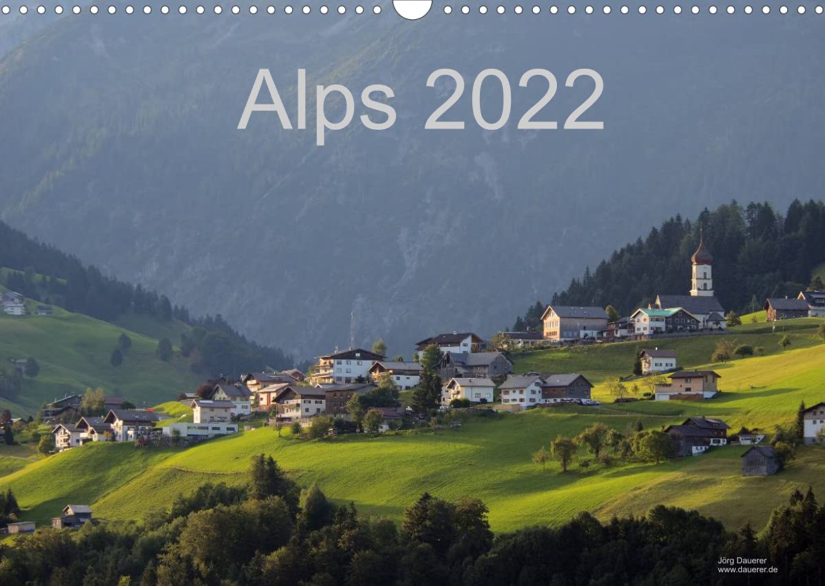 Alps 2022 (Wall Calendar 2022 DIN A3 Landscape): Landscape, mountains, cities and villages of the alps in the heart of Europe (Monthly calendar, 14 pages ) Film, Art & Culture