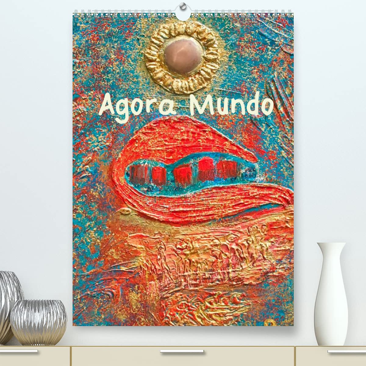 Agora Mundo (Premium, hochwertiger DIN A2 Wandkalender 2022, Kunstdruck in Hochglanz): Contemporary art of the Caribbean with René LOUISE (Monthly calendar, 14 pages ) Leisure, Home & Garden