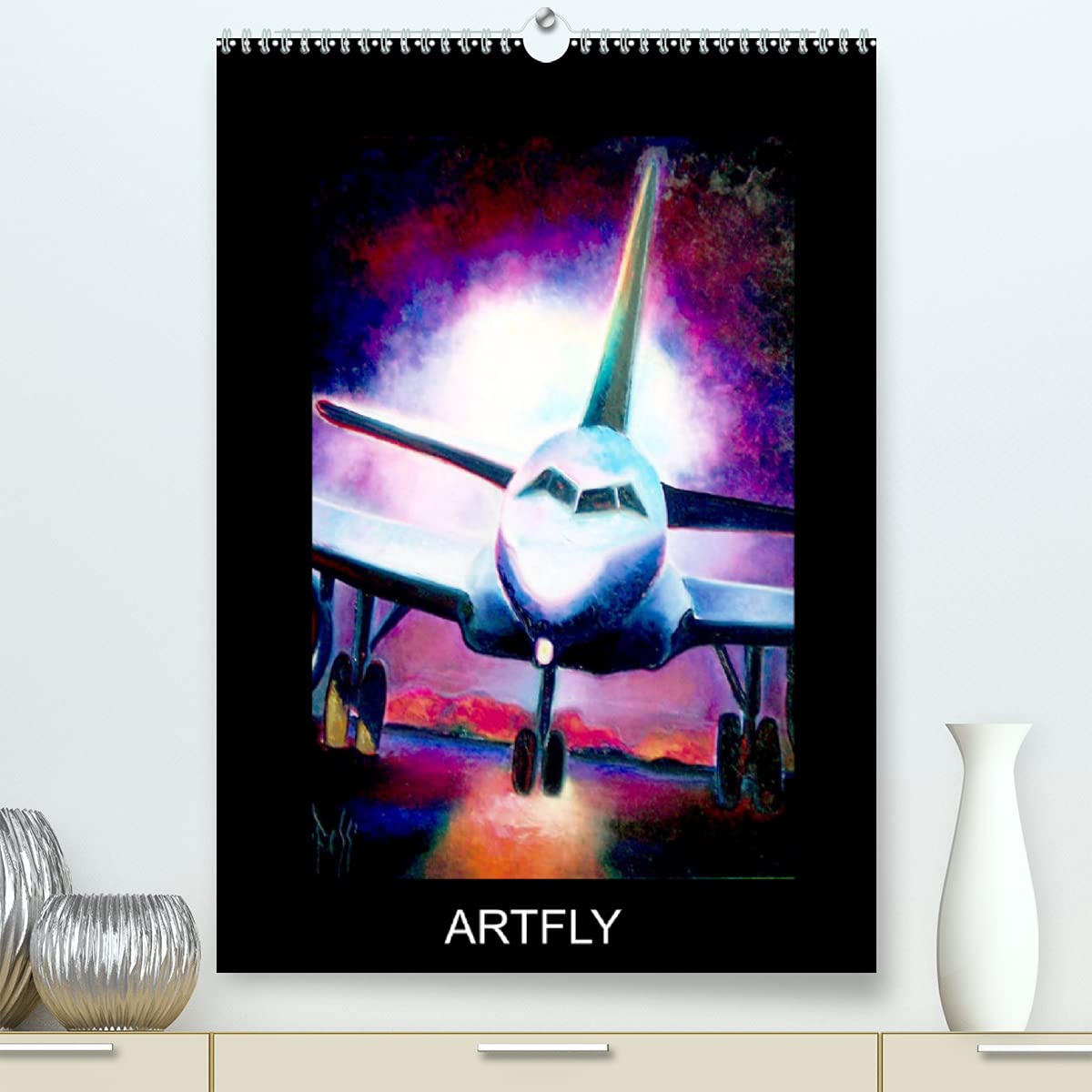 ARTFLY (Premium, hochwertiger DIN A2 Wandkalender 2022, Kunstdruck in Hochglanz): Une exploration entre art et aviation, une réunion de deux passions (Calendrier mensuel, 14 Pages ) Leisure, Home & Garden