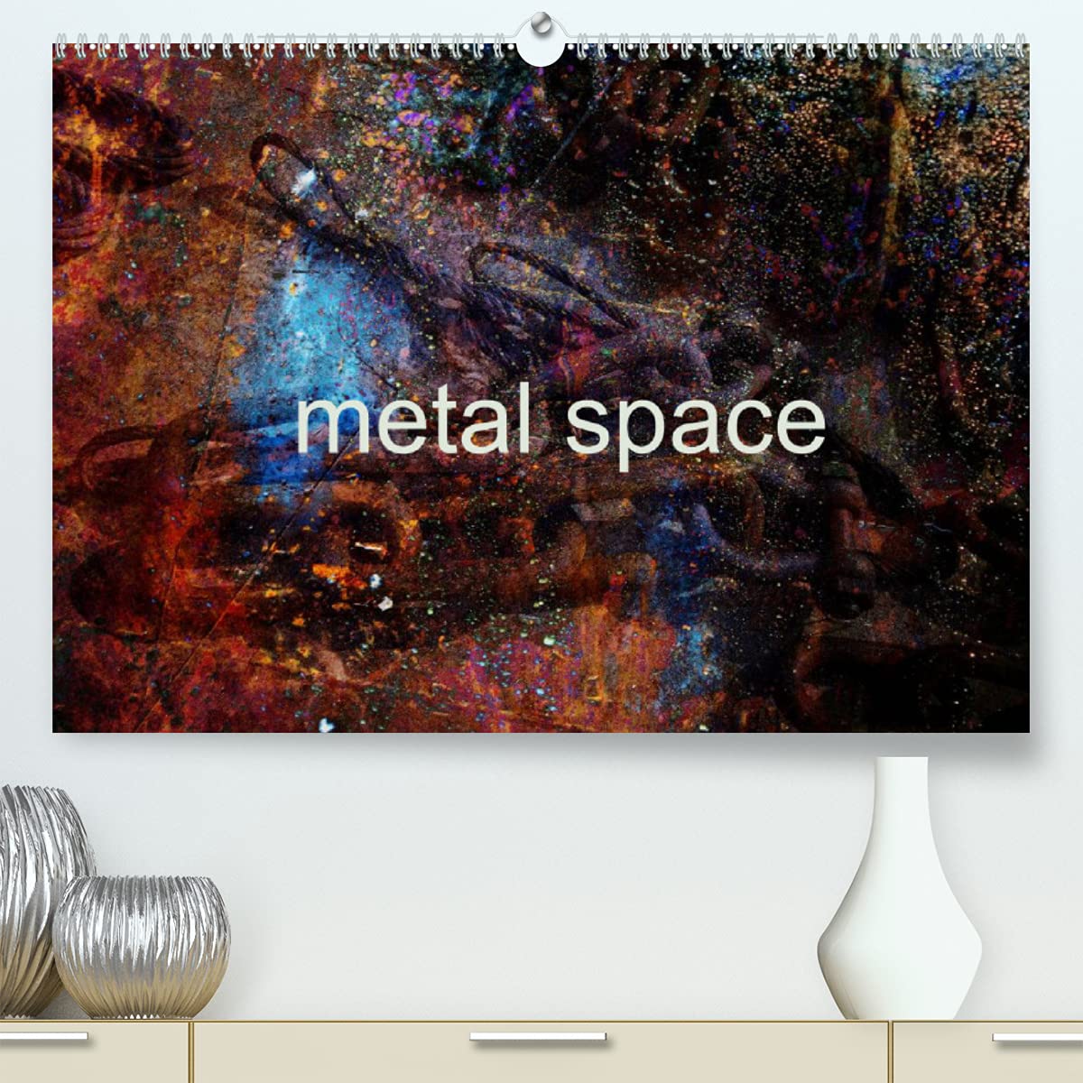 metal space (Premium, hochwertiger DIN A2 Wandkalender 2022, Kunstdruck in Hochglanz): Metal surreal universe. Dark souls in the shipyard of Mario ... imagination. (Monthly calendar, 14 pages ) Health, Nutrition & Fitness