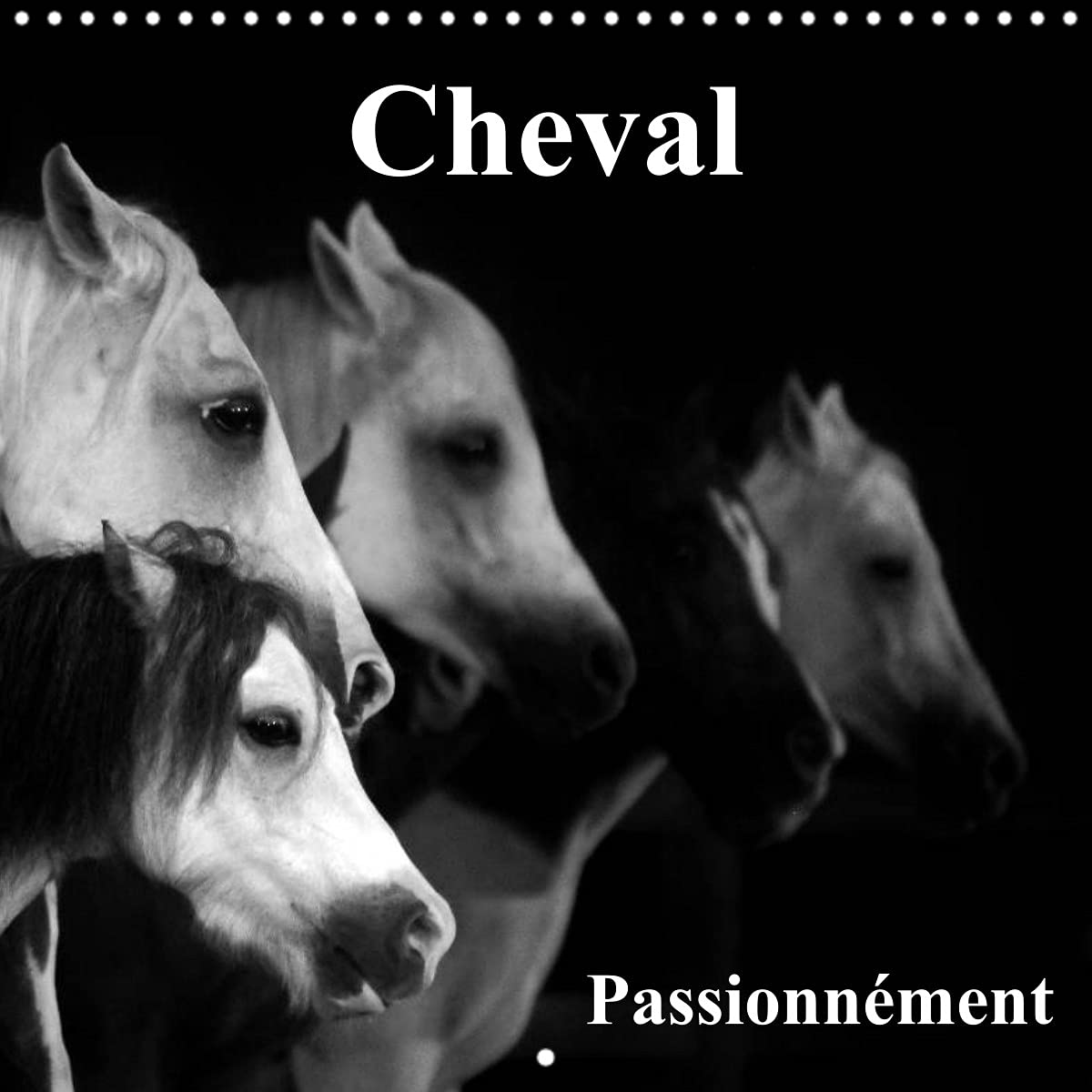 Cheval Passionnément (Calendrier mural 2022 300 × 300 mm Square): Le cheval, la plus belle conquête de l'homme. (Calendrier mensuel, 14 Pages ) Film, Art & Culture