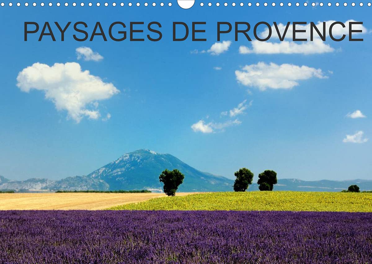 Paysages de Provence (Calendrier mural 2022 DIN A3 horizontal): Voyagez mois par mois à travers la plus populaire région de France. (Calendrier mensuel, 14 Pages ) Film, Art & Culture