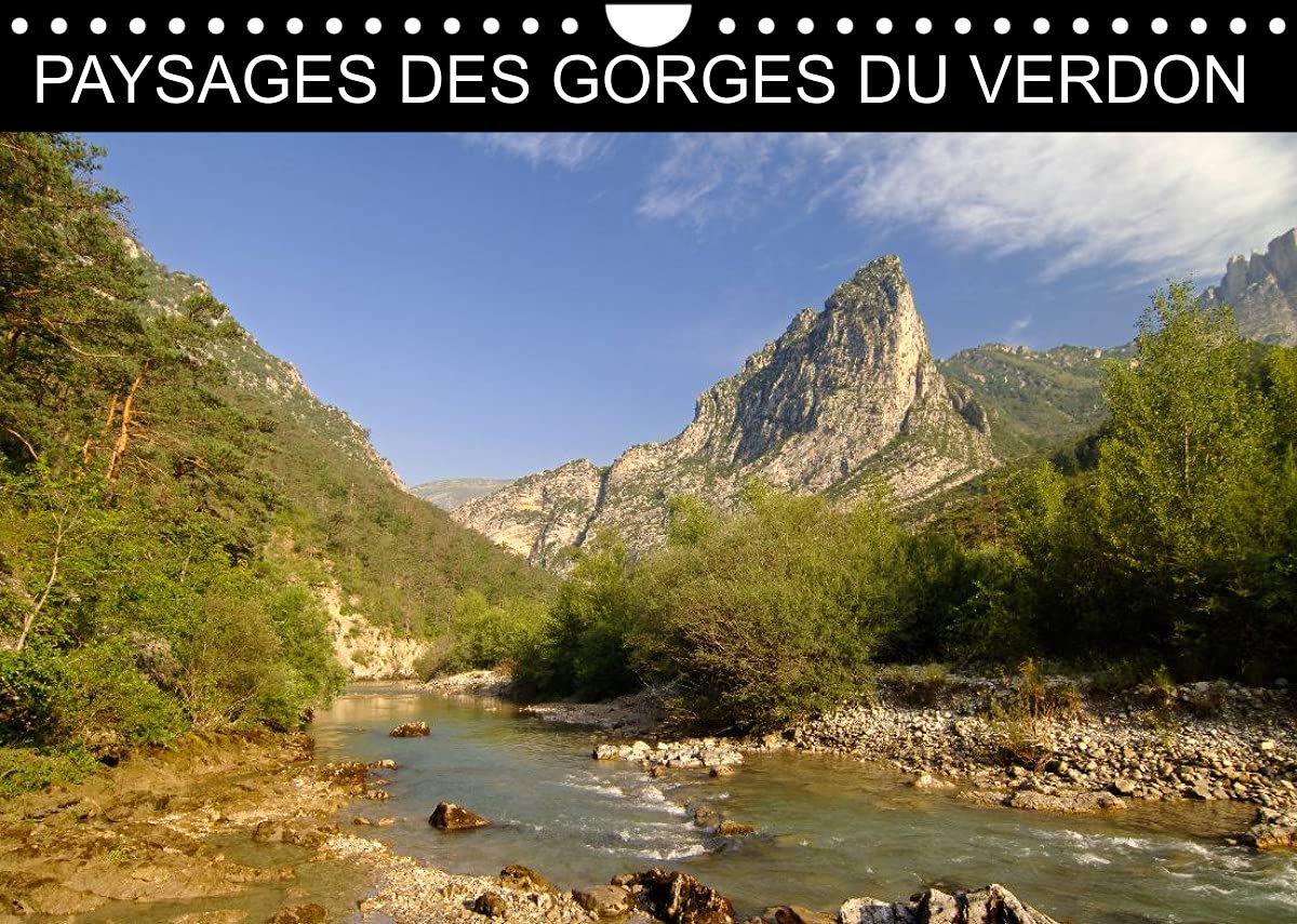 Paysages des Gorges du Verdon (Calendrier mural 2022 DIN A4 horizontal): Des images impressionnantes du Grand Canyon d'Europe (Calendrier mensuel, 14 Pages ) Film, Art & Culture