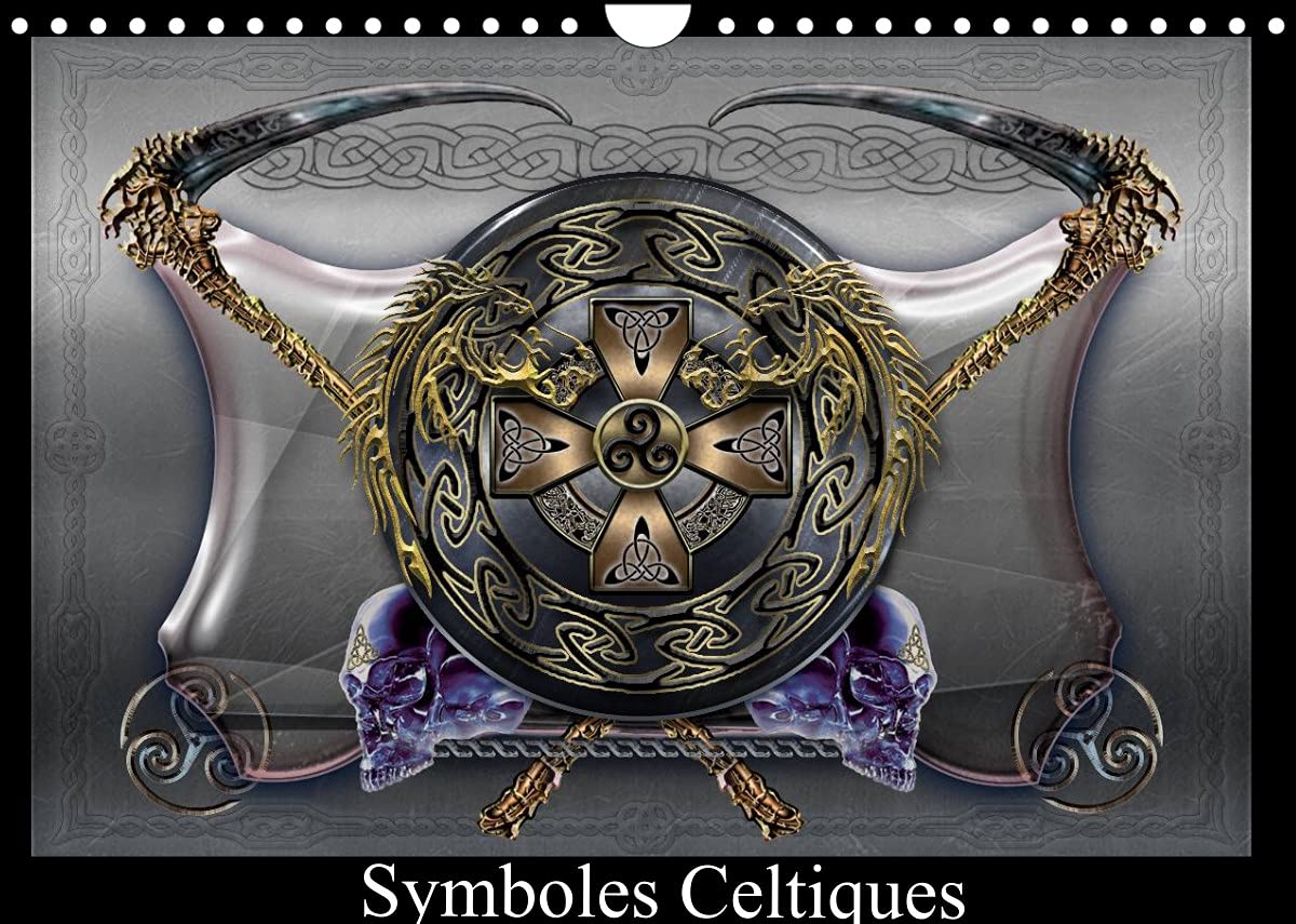 Symboles Celtiques (Calendrier mural 2022 DIN A4 horizontal): Déclinaison de differents symboles celtiques.Mise en valeur artistique.ste de (Calendrier mensuel, 14 Pages ) Religion & Esotericism