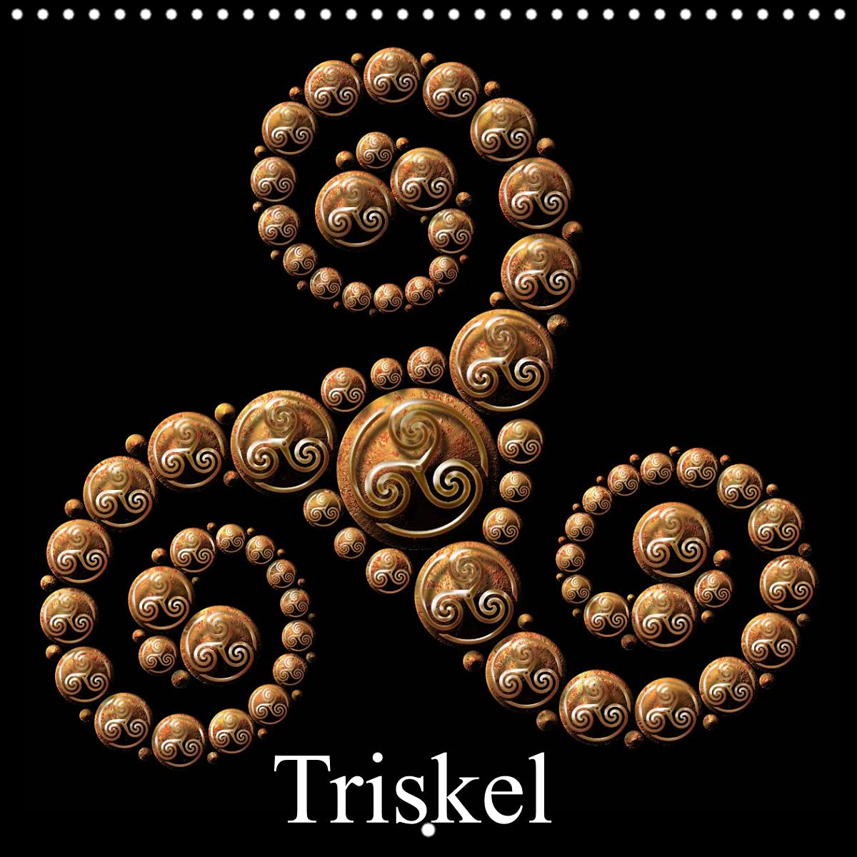 Triskel (Wall Calendar 2022 300 × 300 mm Square): Triskel Celtic Symbol (Monthly calendar, 14 pages ) Film, Art & Culture