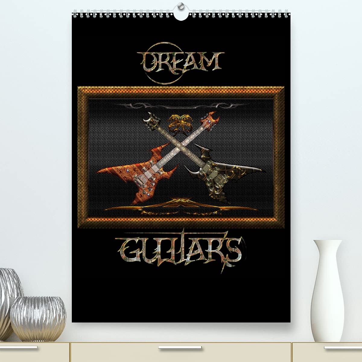 Dream Guitars (Premium, hochwertiger DIN A2 Wandkalender 2022, Kunstdruck in Hochglanz): Magical illustrations of the Bluesax universe. (Monthly calendar, 14 pages ) Film, Art & Culture