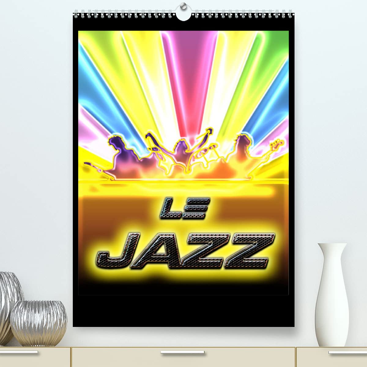 Le Jazz (Premium, hochwertiger DIN A2 Wandkalender 2022, Kunstdruck in Hochglanz): Illustrations de l'univers magique du Jazz par Bluesax. (Calendrier mensuel, 14 Pages ) Film, Art & Culture