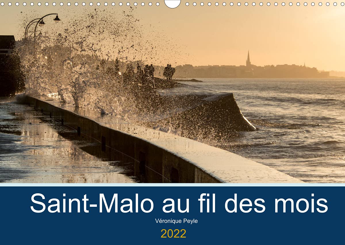 Saint-Malo au fil des mois (Calendrier mural 2022 DIN A3 horizontal): Promenades au bord de la mer (Calendrier mensuel, 14 Pages ) book