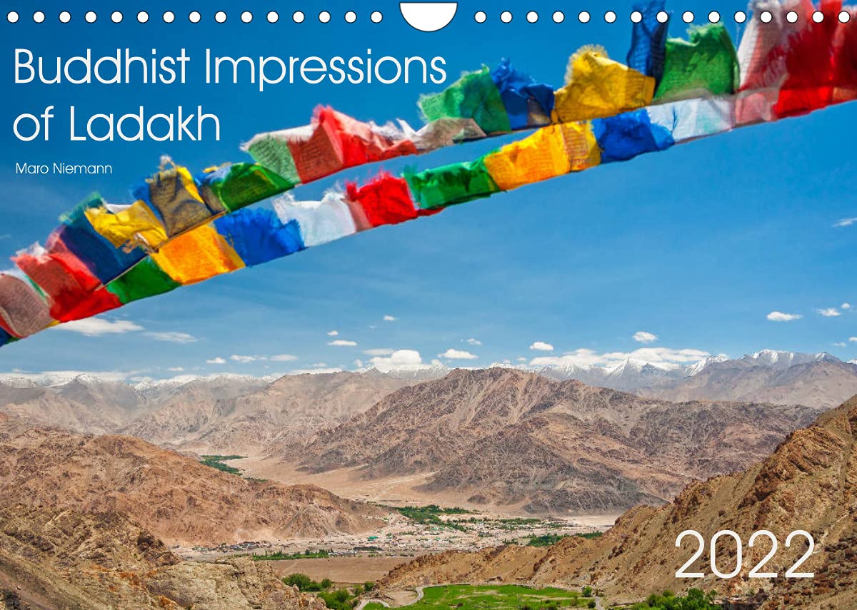 Buddhist Impressions of Ladakh (Wall Calendar 2022 DIN A4 Landscape): Buddhist monasteries and dances (Monthly calendar, 14 pages ) Leisure, Home & Garden