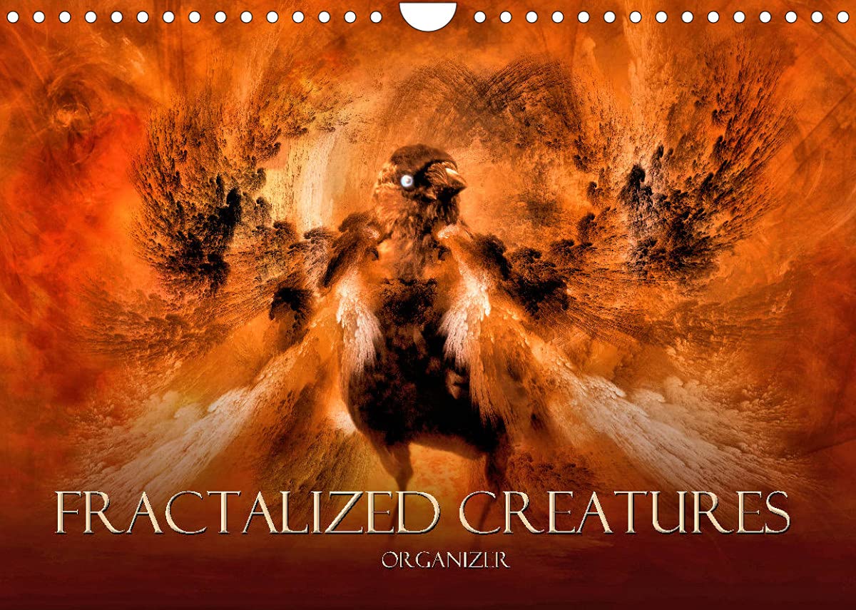 Fractalized creatures (Wall Calendar 2022 DIN A4 Landscape): Digital photo art and painting, combinig animals and fractals. (Birthday calendar, 14 pages ) Leisure, Home & Garden