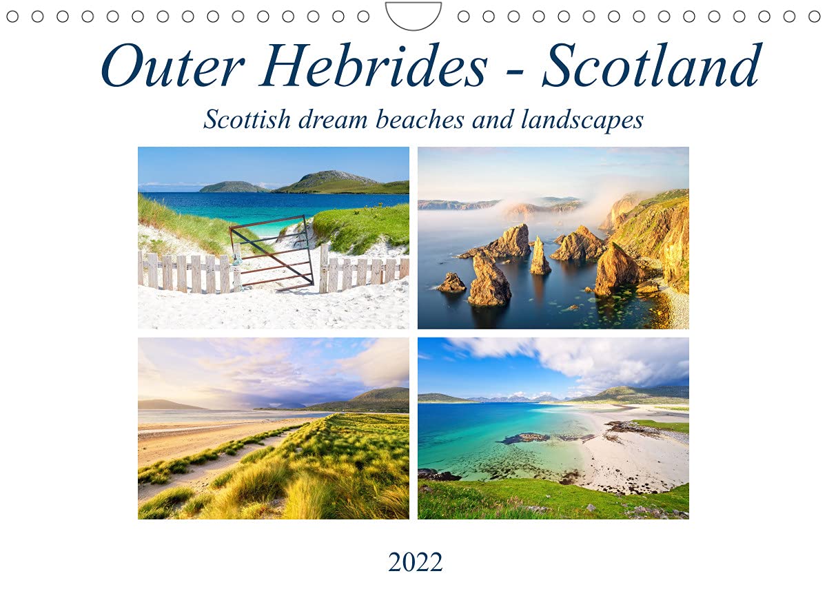 Outer Hebrides - Scotland Scottish dream beaches and landscapes (Wall Calendar 2022 DIN A4 Landscape): Photo tour around the Outer Hebrides in western Scotland (Monthly calendar, 14 pages ) Film, Art & Culture