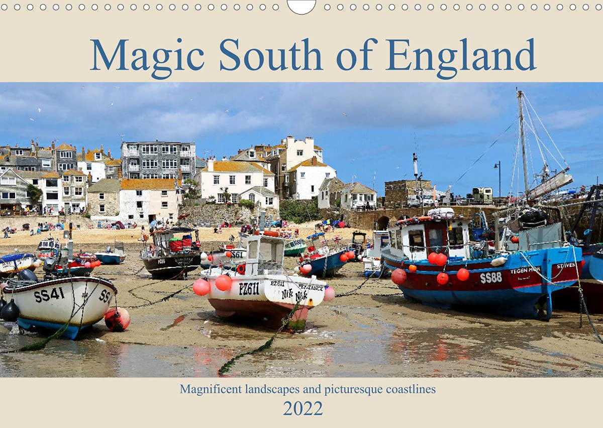 Magic South of England (Wall Calendar 2022 DIN A3 Landscape): Magnificent landscapes and picturesque coastlines (Monthly calendar, 14 pages ) Leisure, Home & Garden