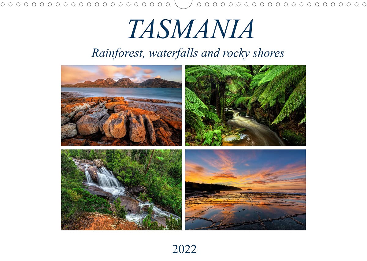 Tasmania Rainforest, waterfalls and rocky shores (Wall Calendar 2022 DIN A3 Landscape): A journey through pristine rainforests and along rocky coasts (Monthly calendar, 14 pages ) Film, Art & Culture