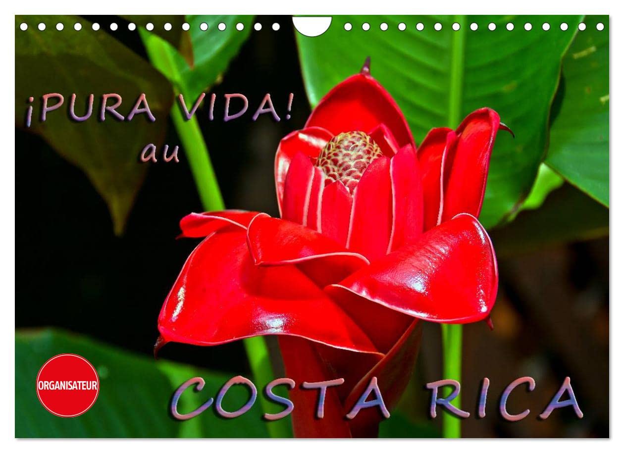 ¡Pura Vida! au Costa Rica (Calendrier mural 2023 DIN A4 horizontal): Costa Rica - un pays merveilleux avec une nature magnifique (Calendrier anniversaire, 14 Pages ) Leisure, Home & Garden