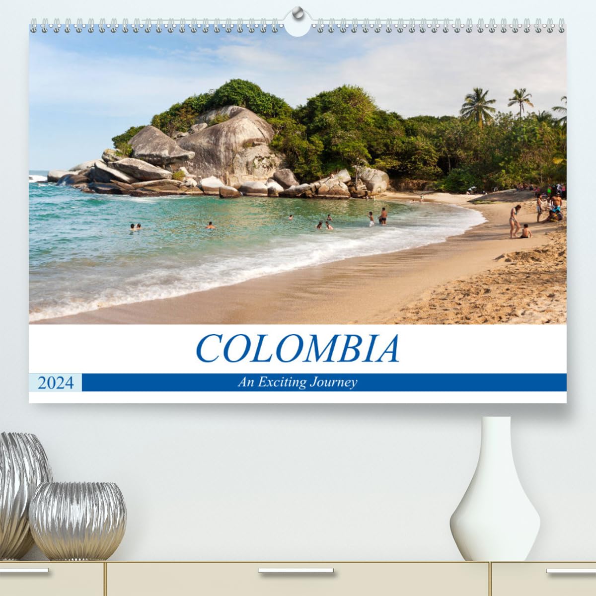 Colombia - An Exciting Journey (hochwertiger Premium Wandkalender 2024 DIN A2 quer), Kunstdruck in Hochglanz Books