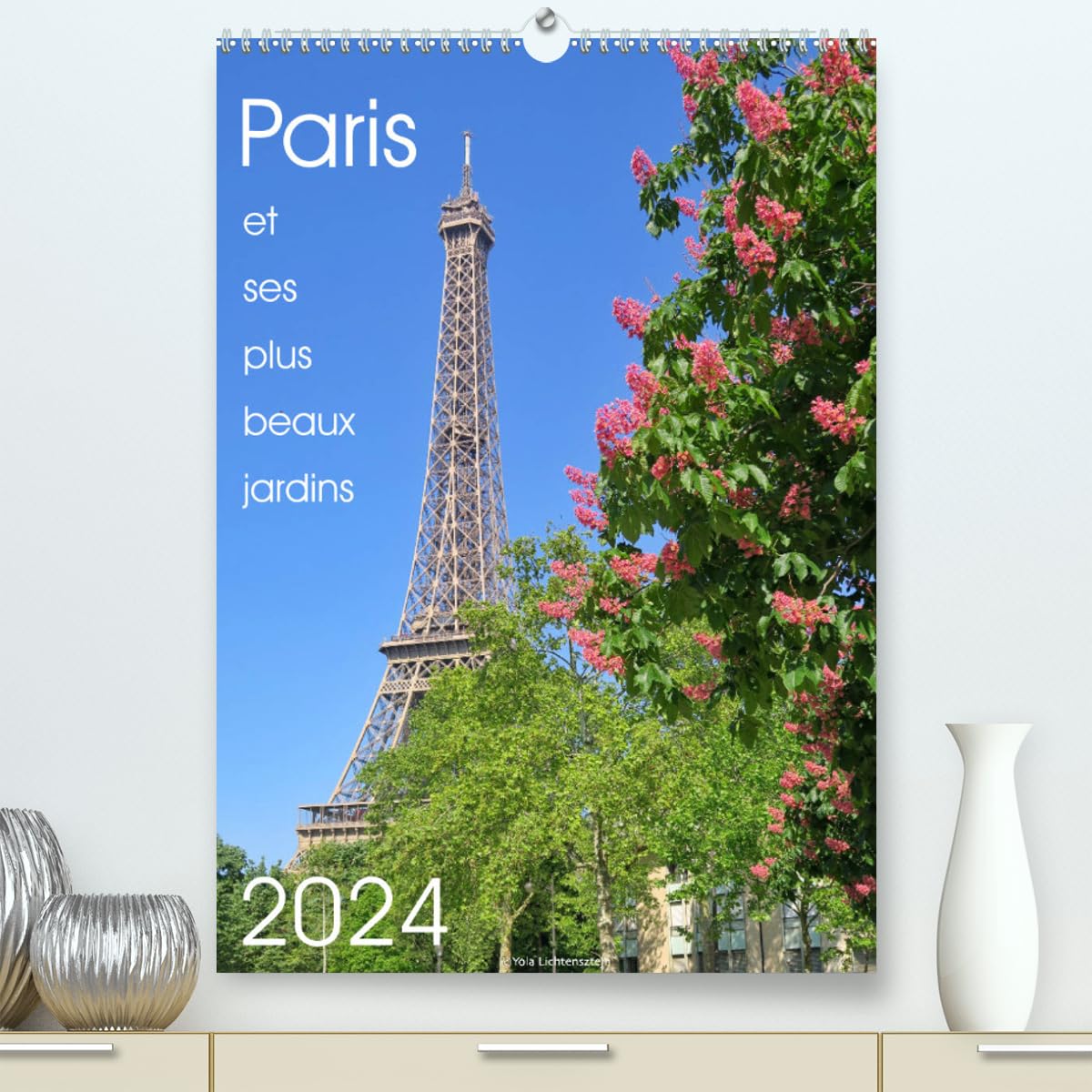 Paris par ses plus beaux jardins (hochwertiger Premium Wandkalender 2024 DIN A2 hoch), Kunstdruck in Hochglanz Books