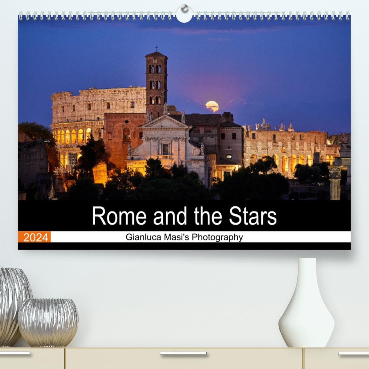Rome and the Stars (hochwertiger Premium Wandkalender 2024 DIN A2 quer), Kunstdruck in Hochglanz Books