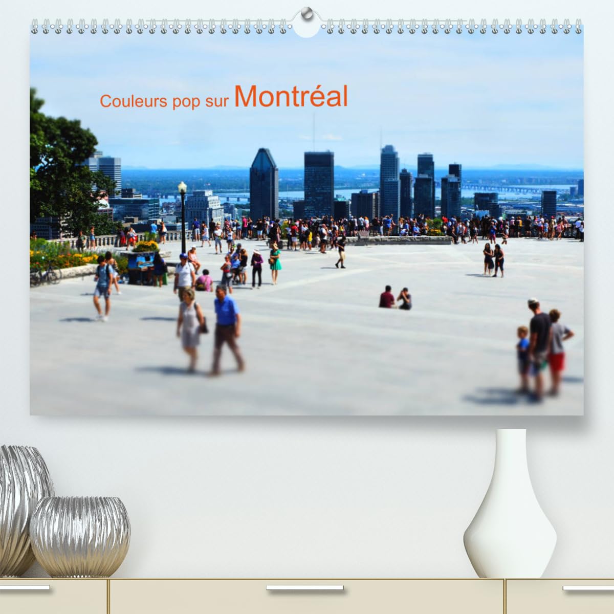 Couleurs pop sur Montréal (hochwertiger Premium Wandkalender 2024 DIN A2 quer), Kunstdruck in Hochglanz Books