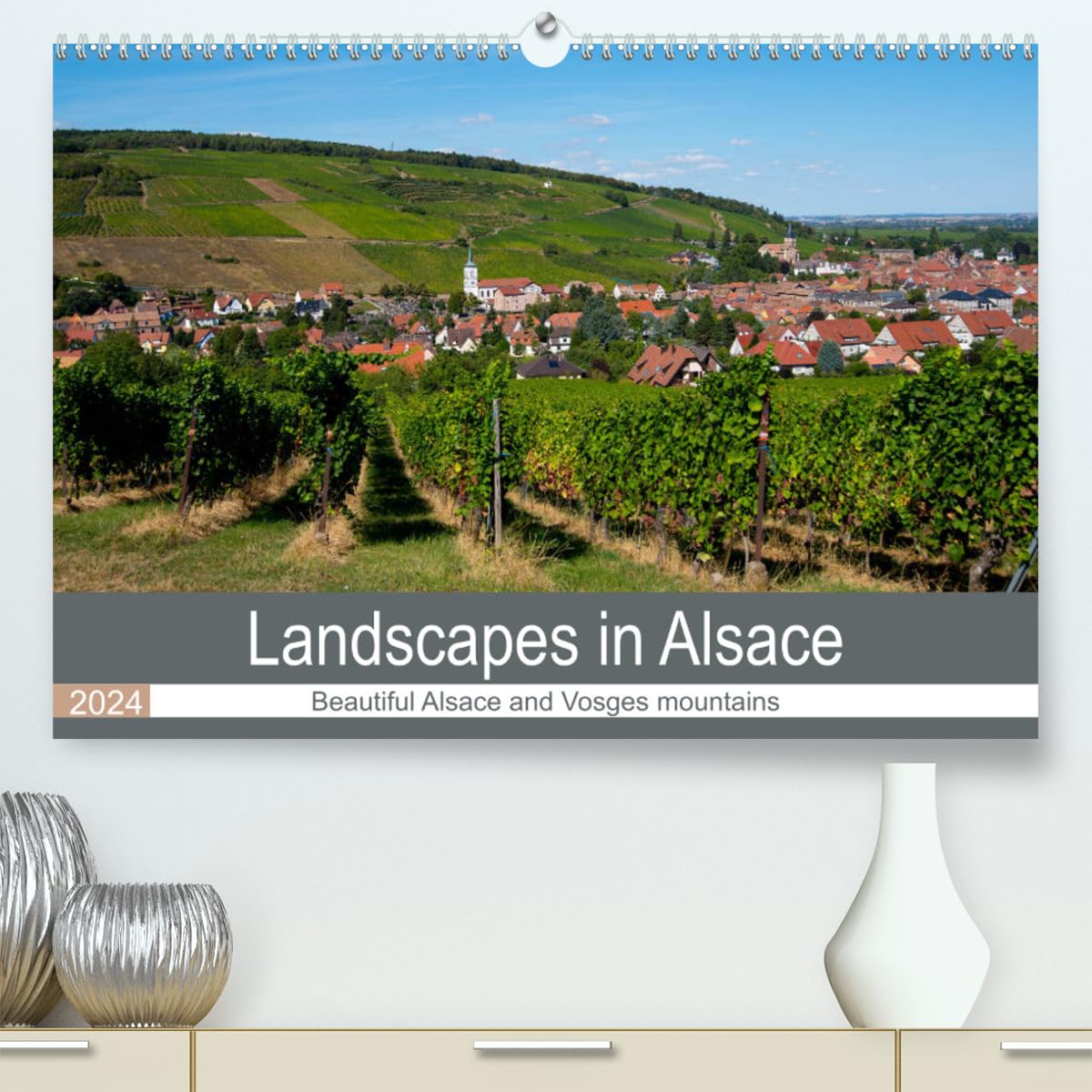Landscapes in Alsace (hochwertiger Premium Wandkalender 2024 DIN A2 quer), Kunstdruck in Hochglanz Books