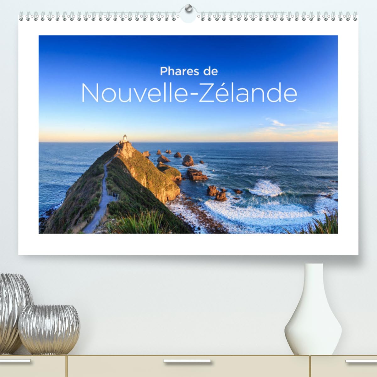 Phares de Nouvelle-Zélande (hochwertiger Premium Wandkalender 2024 DIN A2 quer), Kunstdruck in Hochglanz Books
