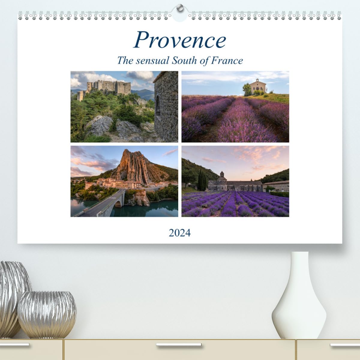 Provence, the sensual South of France (hochwertiger Premium Wandkalender 2024 DIN A2 quer), Kunstdruck in Hochglanz Books