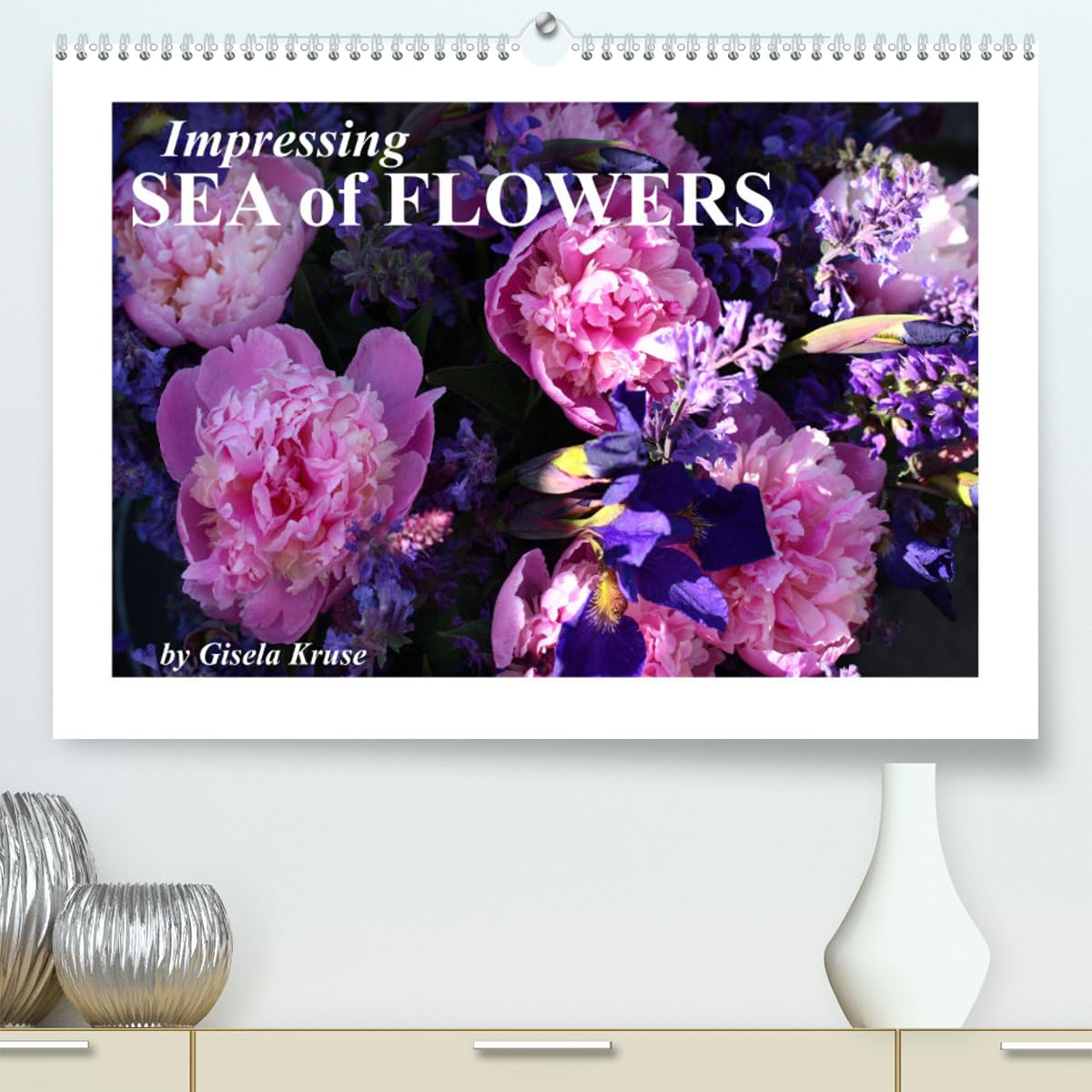 Impressing Sea of Flowers (hochwertiger Premium Wandkalender 2024 DIN A2 quer), Kunstdruck in Hochglanz Books