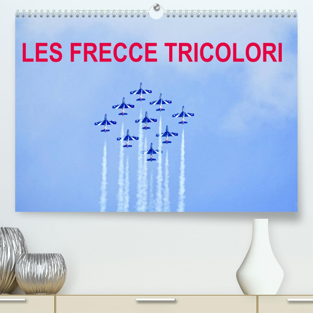 Les Frecce Tricolori (hochwertiger Premium Wandkalender 2024 DIN A2 quer), Kunstdruck in Hochglanz Books