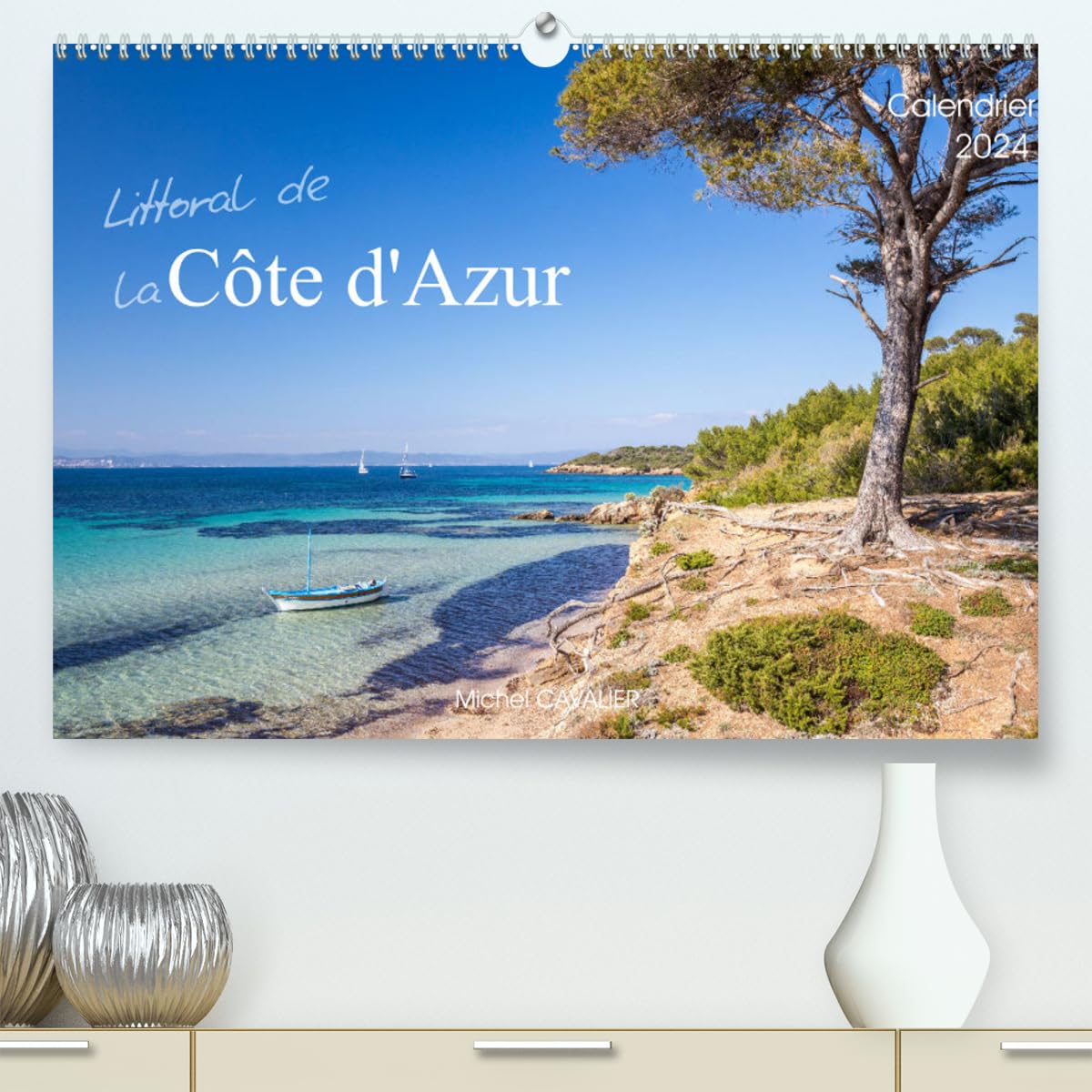 Littoral de la Côte d'Azur (hochwertiger Premium Wandkalender 2024 DIN A2 quer), Kunstdruck in Hochglanz Books
