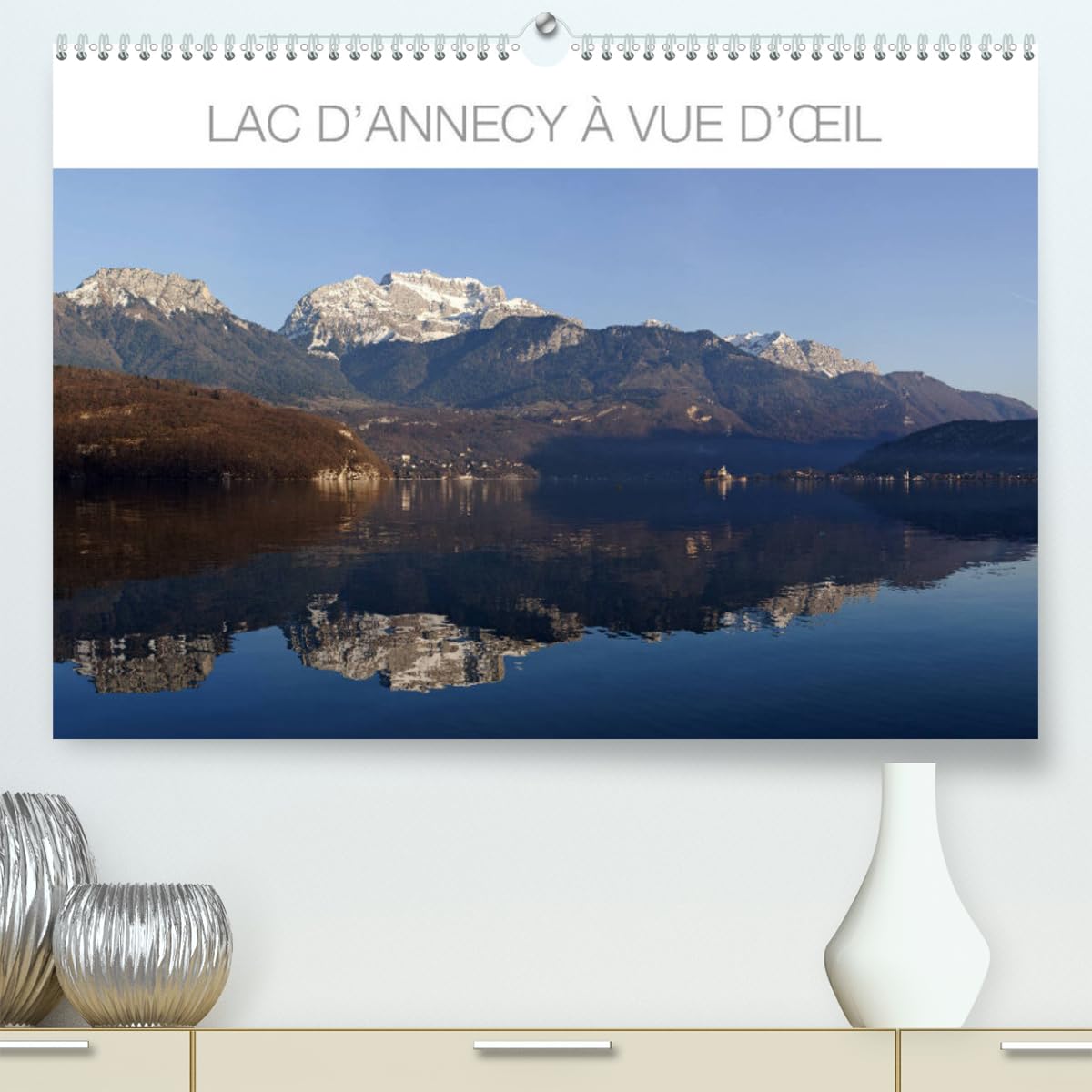 Lac d'Annecy à vue d'œil (hochwertiger Premium Wandkalender 2024 DIN A2 quer), Kunstdruck in Hochglanz Books