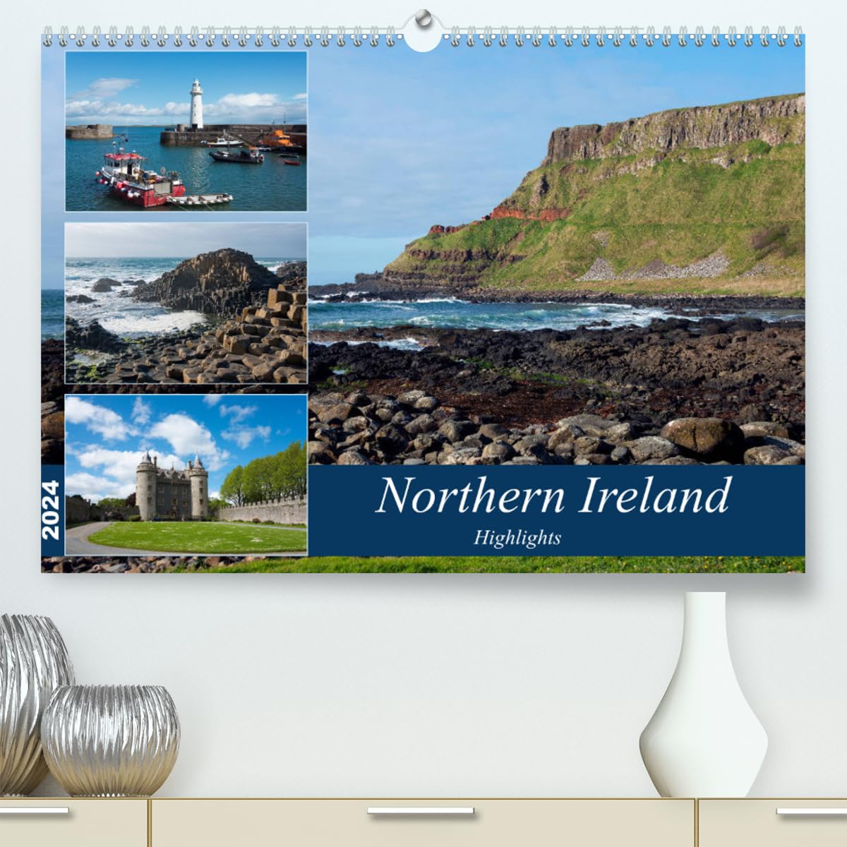 Northern Ireland (hochwertiger Premium Wandkalender 2024 DIN A2 quer), Kunstdruck in Hochglanz Books