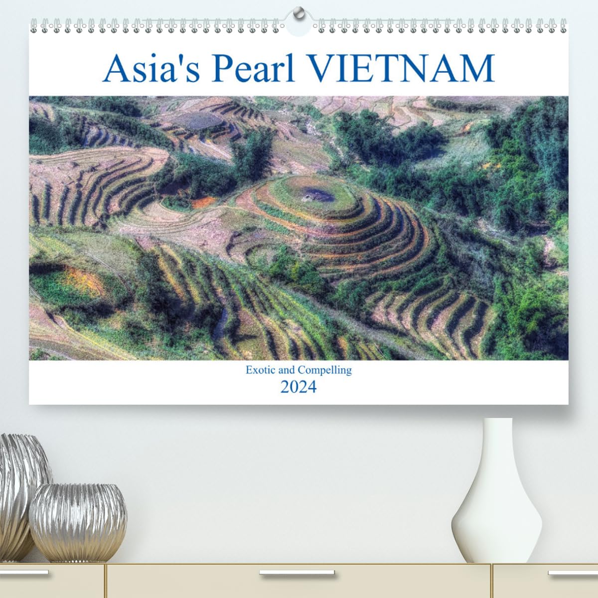 Asia's Pearl Vietnam (hochwertiger Premium Wandkalender 2024 DIN A2 quer), Kunstdruck in Hochglanz Books