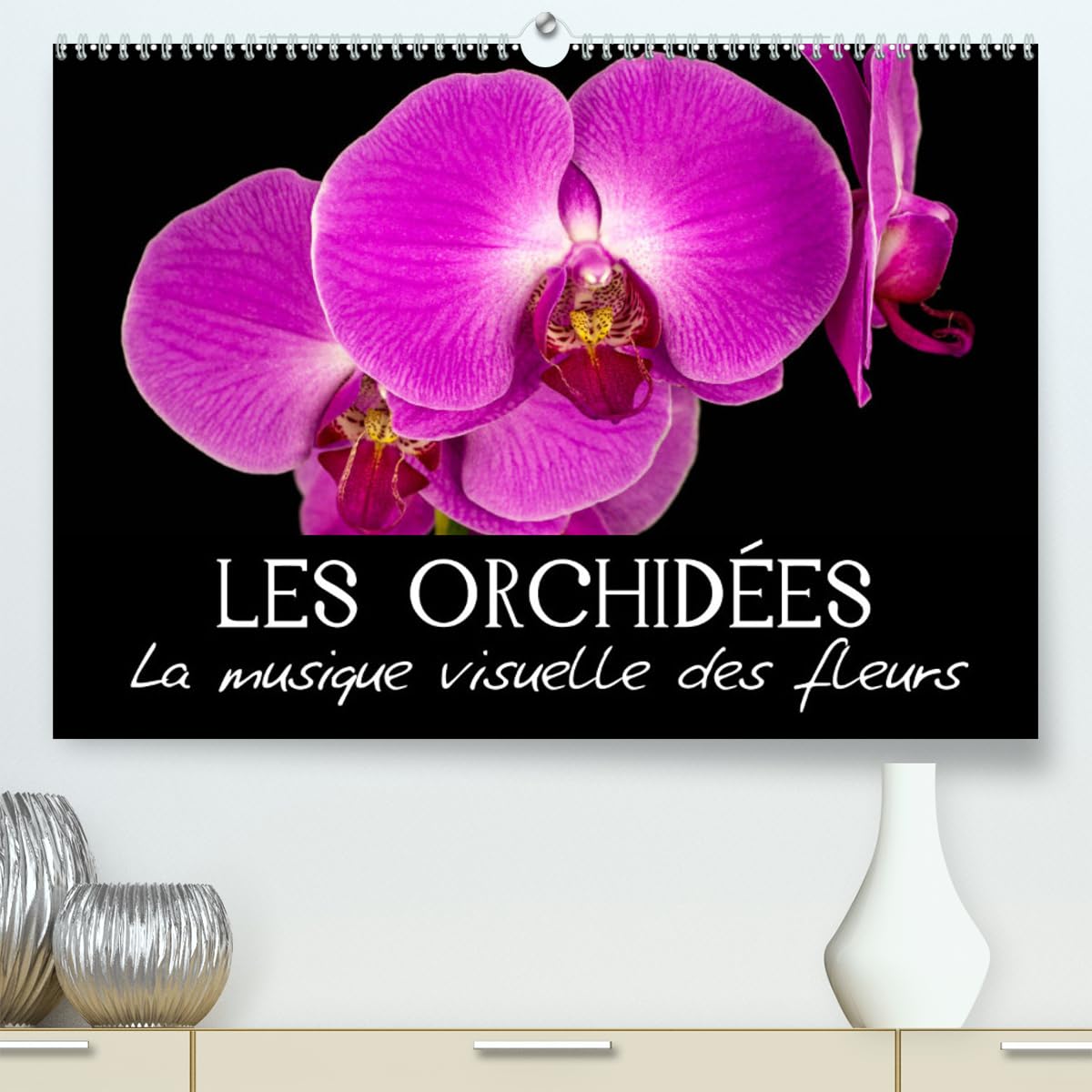 Les Orchidées - La musique visuelle des fleurs (hochwertiger Premium Wandkalender 2024 DIN A2 quer), Kunstdruck in Hochglanz Books