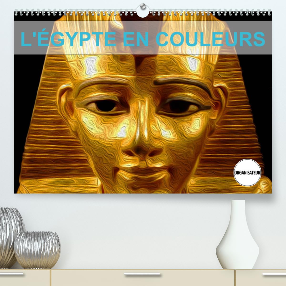 L'ÉGYPTE EN COULEURS (hochwertiger Premium Wandkalender 2024 DIN A2 quer), Kunstdruck in Hochglanz Books