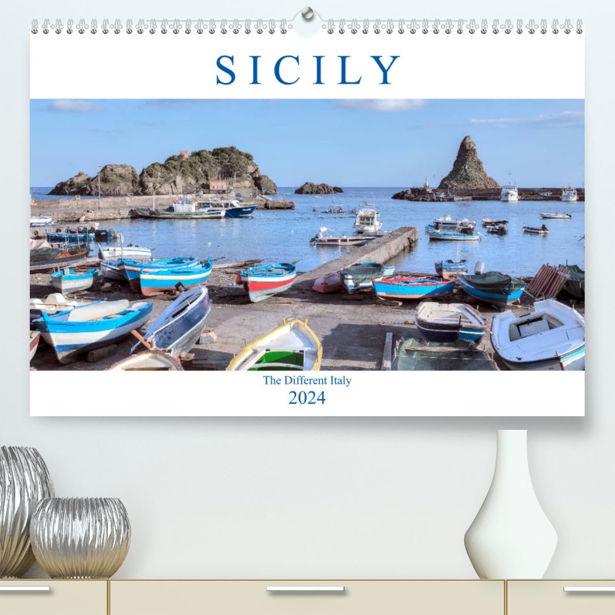 Sicily The Different Italy (hochwertiger Premium Wandkalender 2024 DIN A2 quer), Kunstdruck in Hochglanz Books
