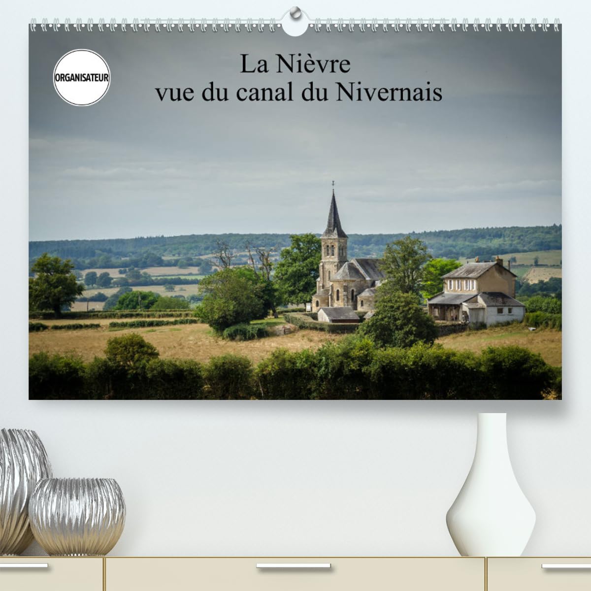 La Nièvre vue du canal du Nivernais (hochwertiger Premium Wandkalender 2024 DIN A2 quer), Kunstdruck in Hochglanz Books
