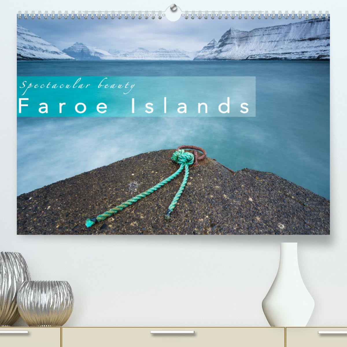 Spectacular beauty - Faroe Islands (hochwertiger Premium Wandkalender 2024 DIN A2 quer), Kunstdruck in Hochglanz Books