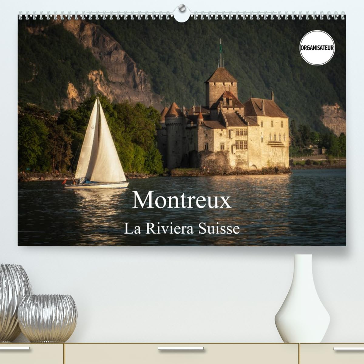 Montreux, la Riviera Suisse (hochwertiger Premium Wandkalender 2024 DIN A2 quer), Kunstdruck in Hochglanz Books