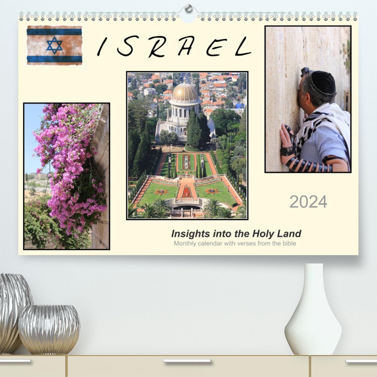 ISRAEL (hochwertiger Premium Wandkalender 2024 DIN A2 quer), Kunstdruck in Hochglanz Books