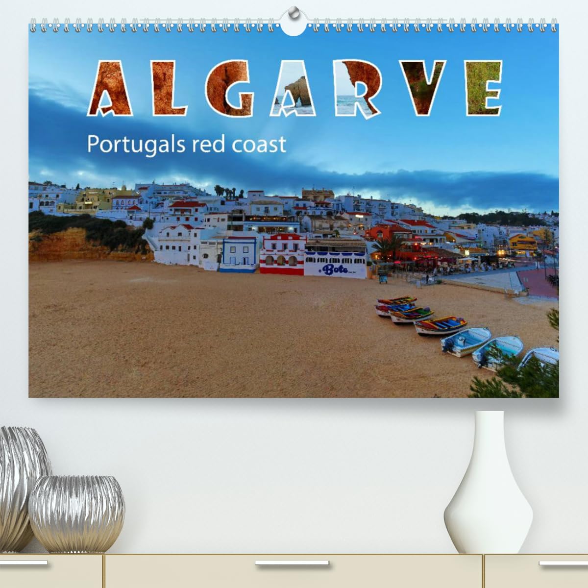 ALGARVE Portugals red coast (hochwertiger Premium Wandkalender 2024 DIN A2 quer), Kunstdruck in Hochglanz Books
