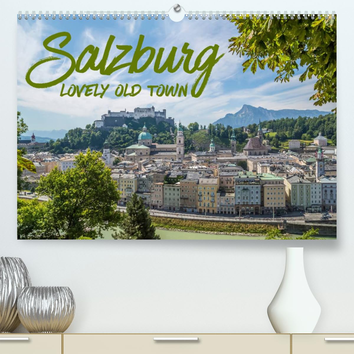 SALZBURG Lovely Old Town (hochwertiger Premium Wandkalender 2024 DIN A2 quer), Kunstdruck in Hochglanz Books