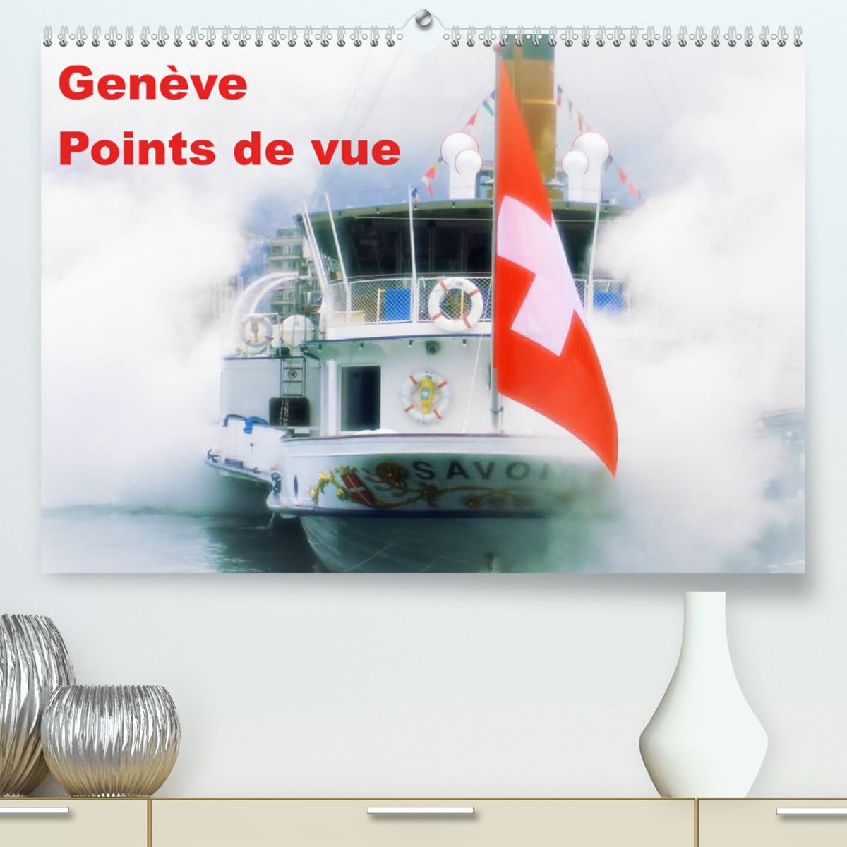 Genève Points de vue (hochwertiger Premium Wandkalender 2024 DIN A2 quer), Kunstdruck in Hochglanz Books