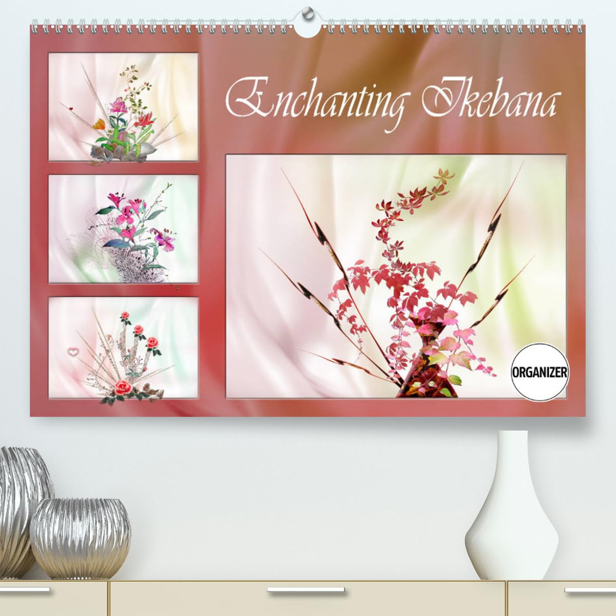 Enchanting Ikebana (hochwertiger Premium Wandkalender 2024 DIN A2 quer), Kunstdruck in Hochglanz Books