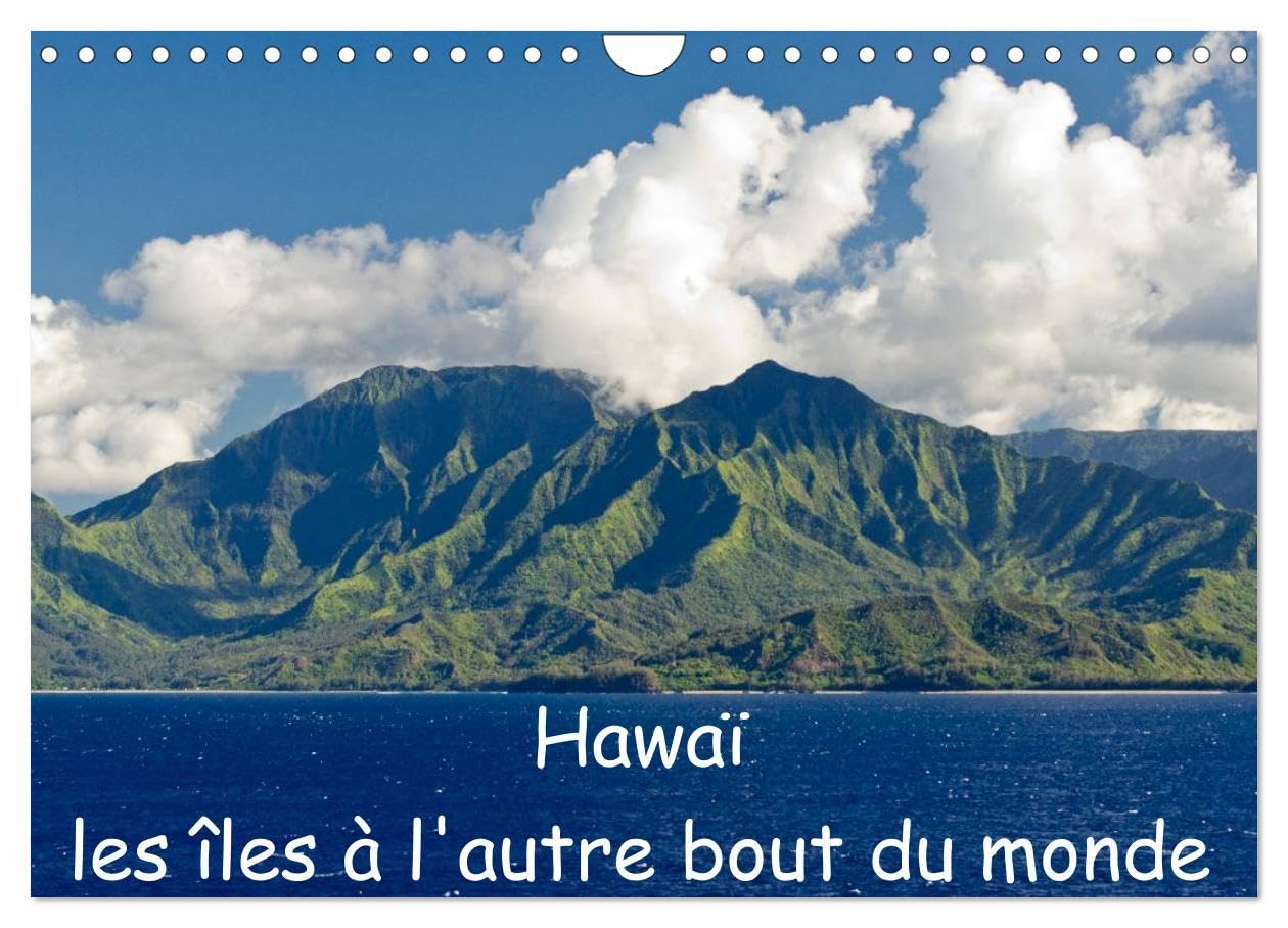 Hawaï les îles à l'autre bout du monde (Wandkalender 2024 DIN A4 quer), CALVENDO Monatskalender: Mes impressions d'une croisière des îles hawaïennes Leisure, Home & Garden