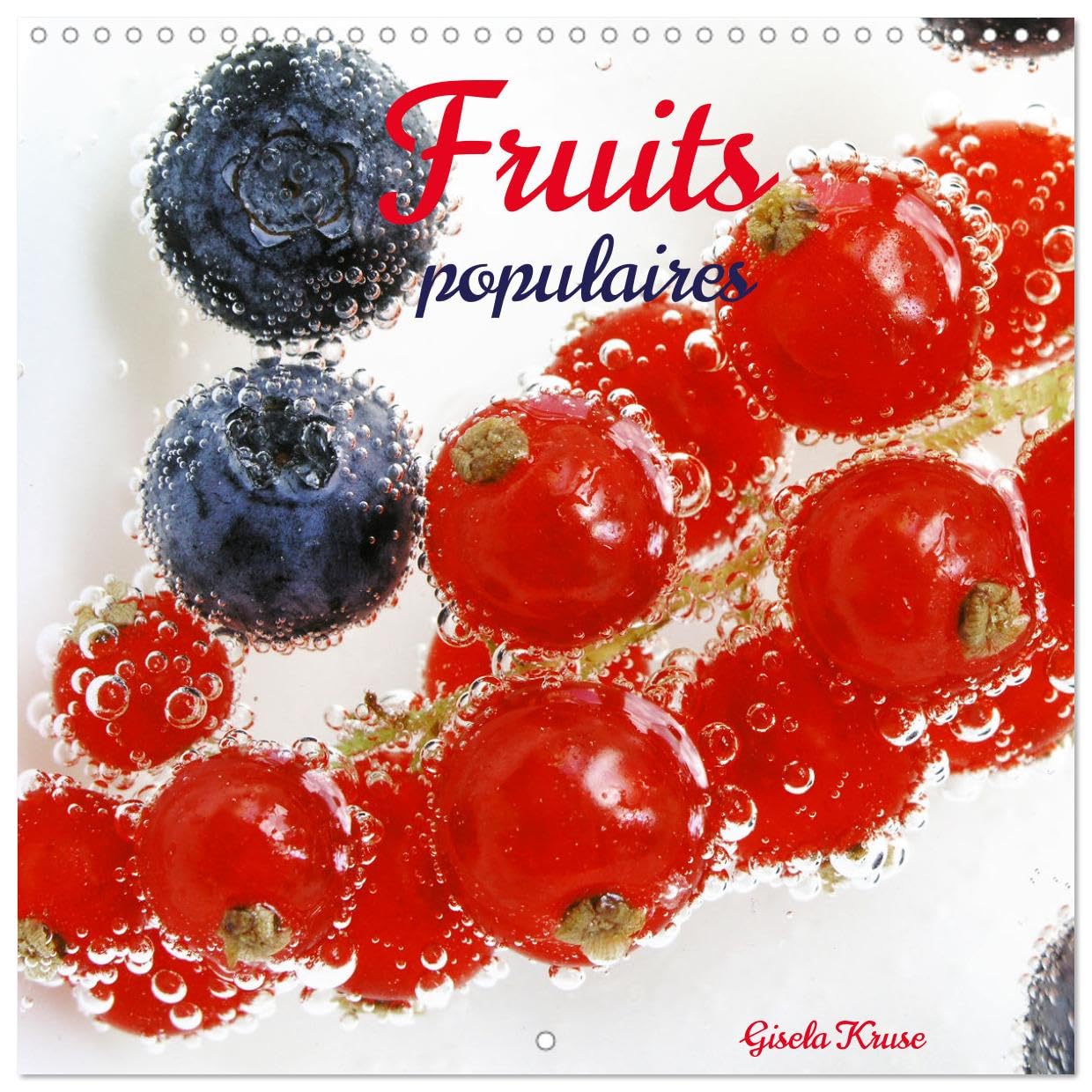 Fruits populaires (Calendrier mural carré 2025 30 x 30 cm) Calendrier double avec une page pour vos prises de notes Film, Art & Culture