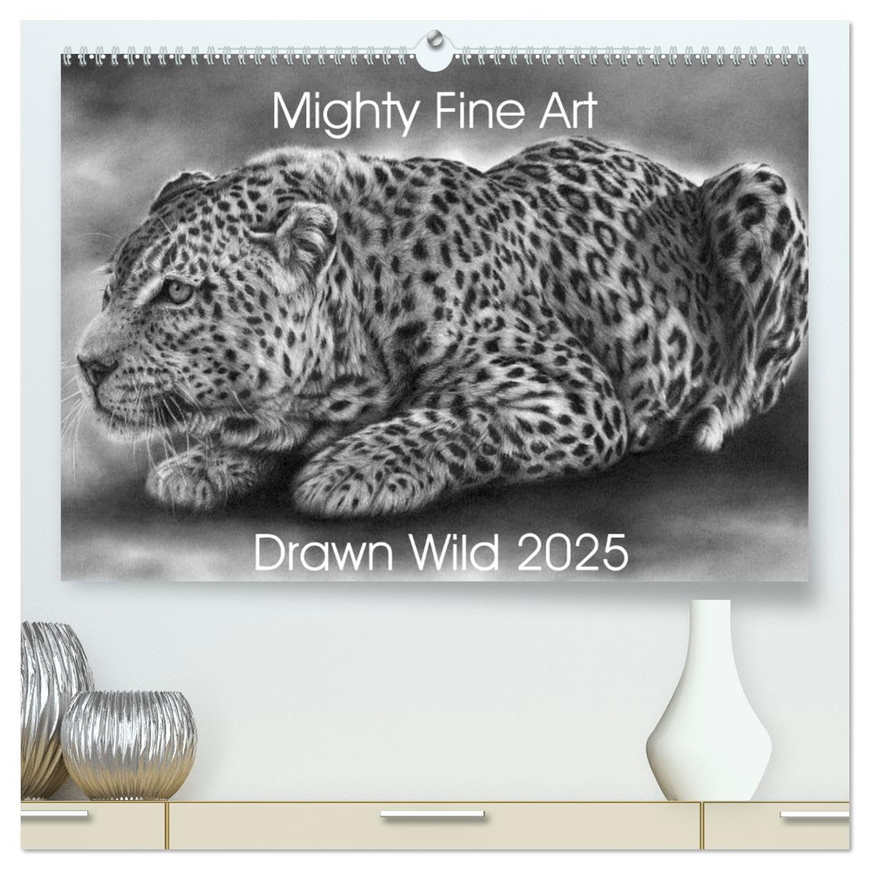 Mighty Fine Art Drawn Wild 2025 (hochwertiger Premium Wandkalender 2025 DIN A2 quer), Kunstdruck in Hochglanz Books