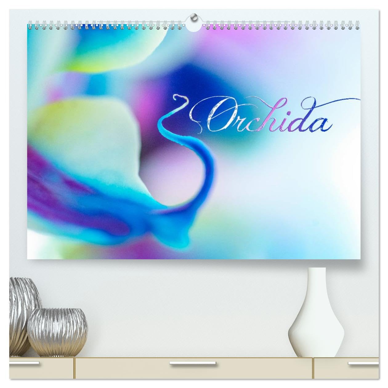 L'Orchida (hochwertiger Premium Wandkalender 2025 DIN A2 quer), Kunstdruck in Hochglanz Books