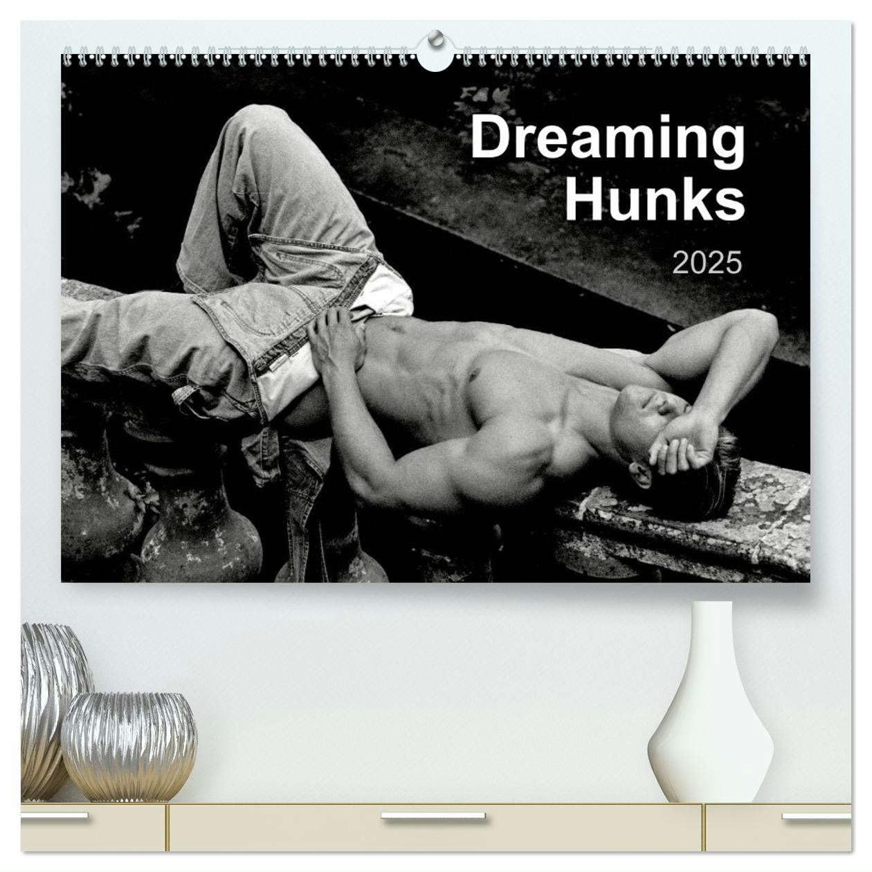 Dreaming Hunks 2025 (hochwertiger Premium Wandkalender 2025 DIN A2 quer), Kunstdruck in Hochglanz Books
