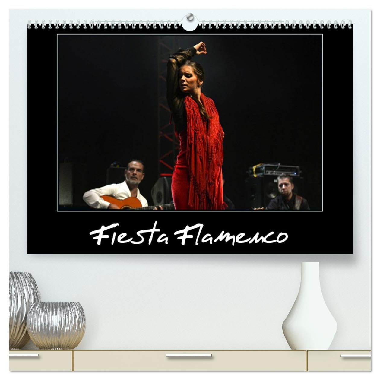 Fiesta Flamenco (hochwertiger Premium Wandkalender 2025 DIN A2 quer), Kunstdruck in Hochglanz Books